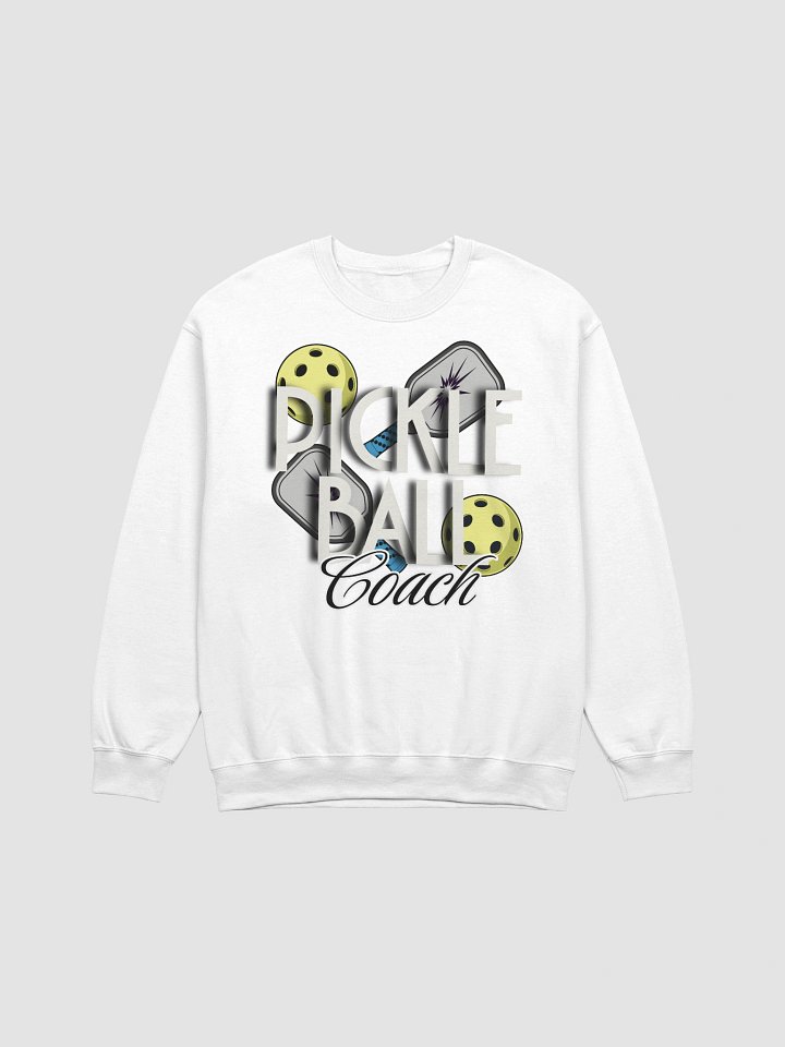 Pickleball Coach Reflective Crewneck Sweatshirt product image (23)