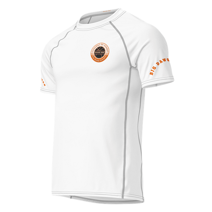 Men's Short Sleeve Rash Guard French Bulldog WooferMutter product image (1)