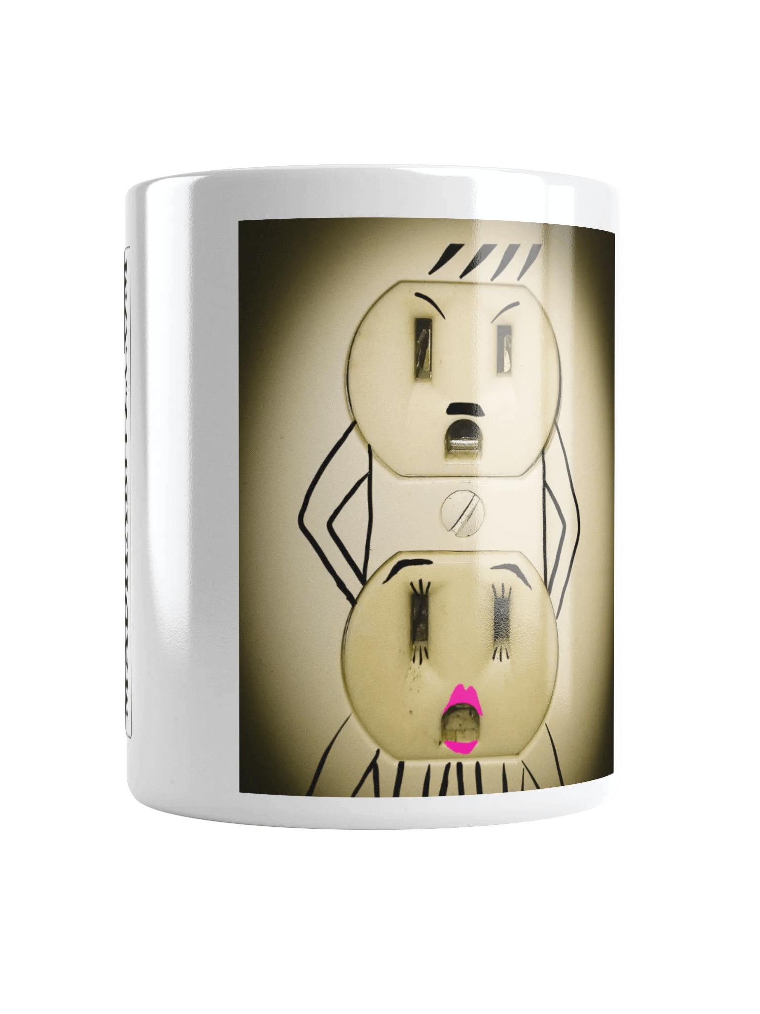 Expressive Faces White Glossy Mug product image (15)