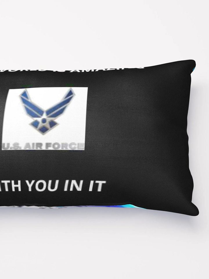 AMAZING WITH YOU IN IT PILLOW- USAF product image (5)