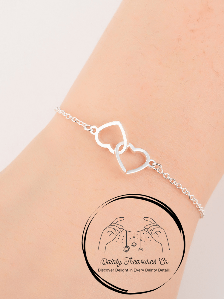 Duo Dainty Heart Bracelet 💕 product image (1)