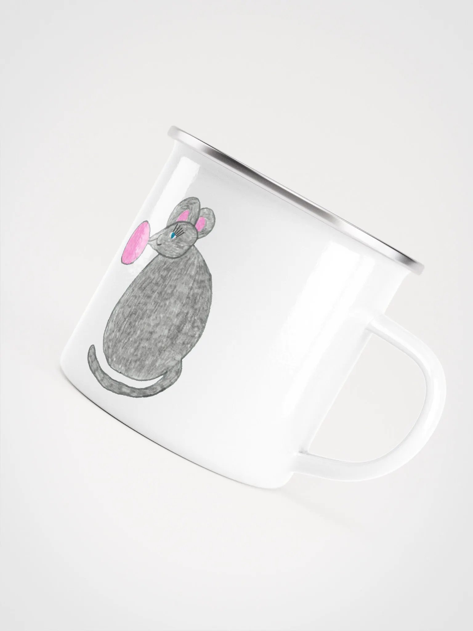 Bubblegum mouse enamel mug product image (4)