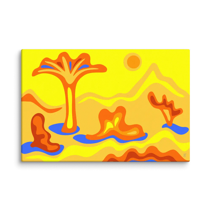 Desert Dreamscape Canvas Art - Abstract Landscape No. 7 product image (1)
