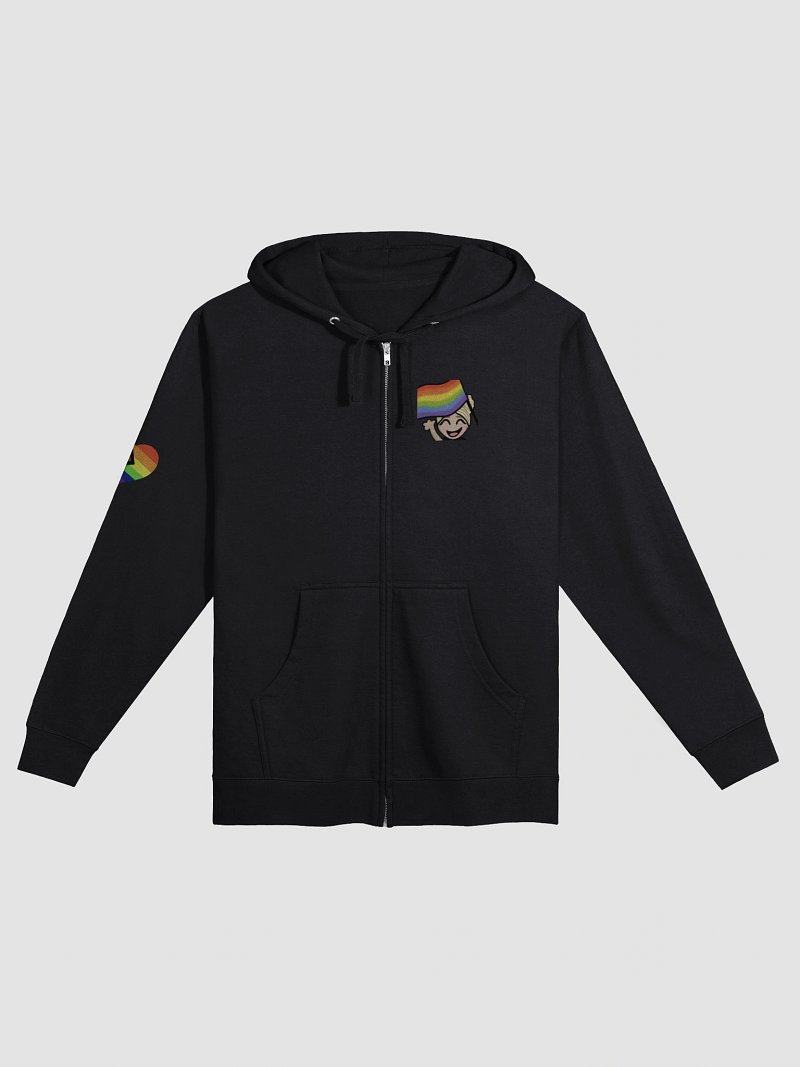 Pride Flag Zip-up Hoodie