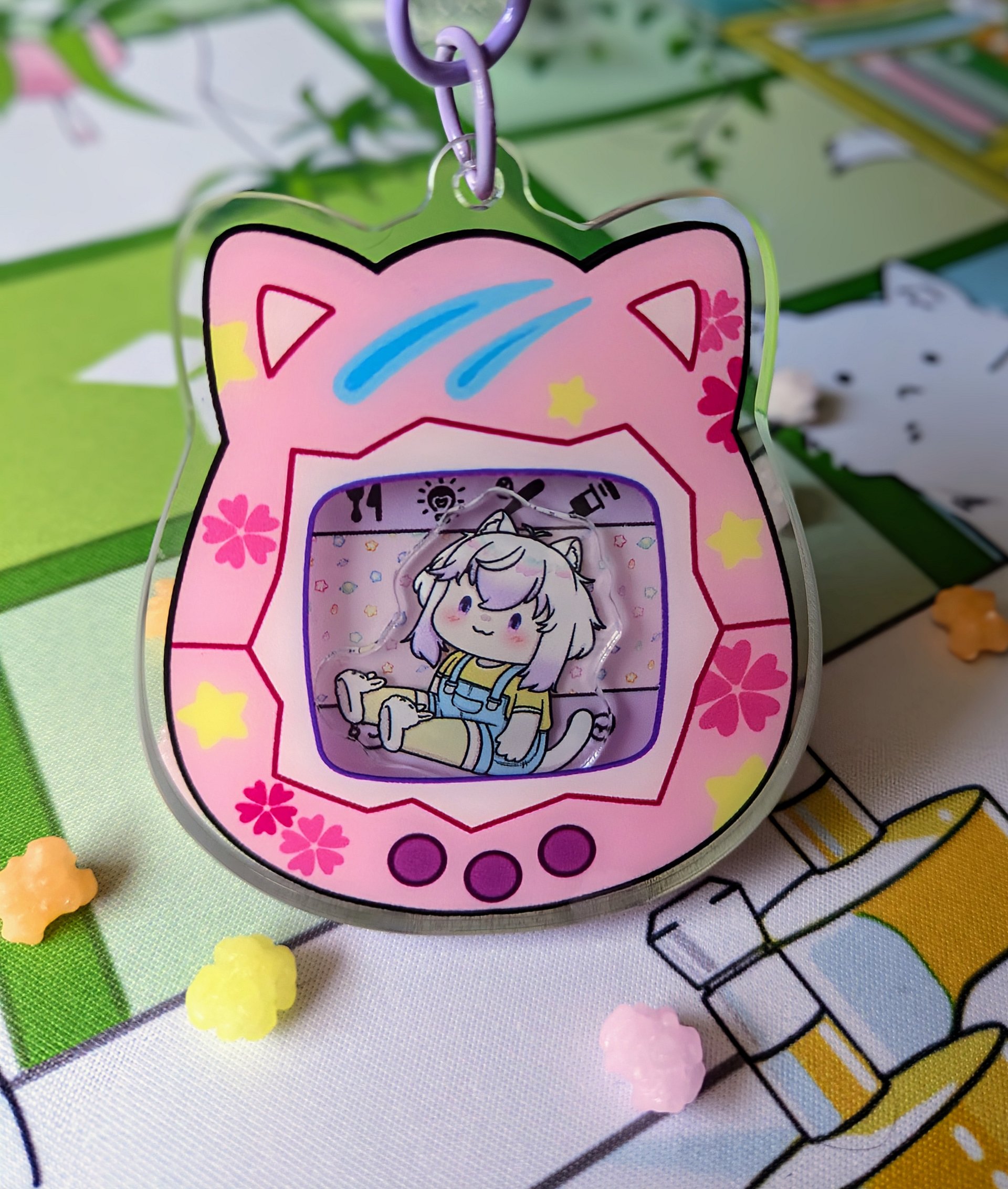 Tamagotchi shaker charm product image (1)