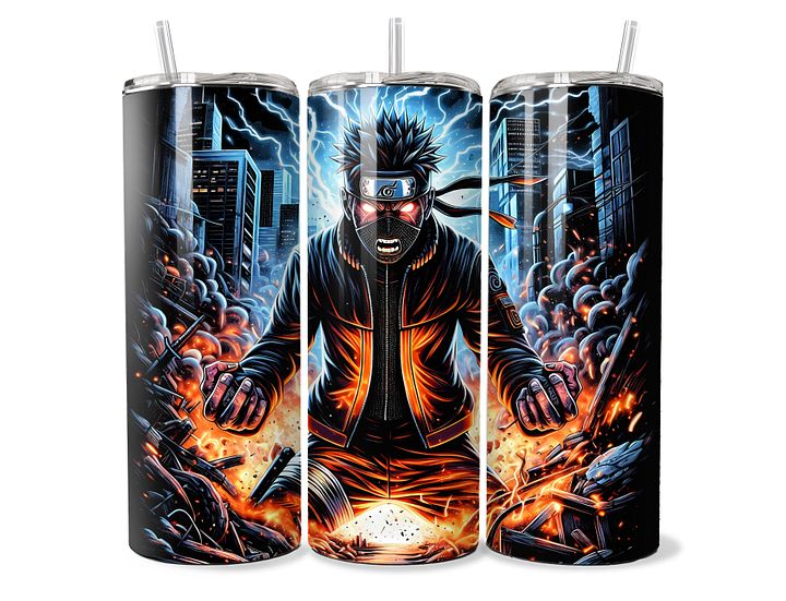 Naruto Uzumaki Rampage Tumbler - 20oz Stainless Steel product image (1)