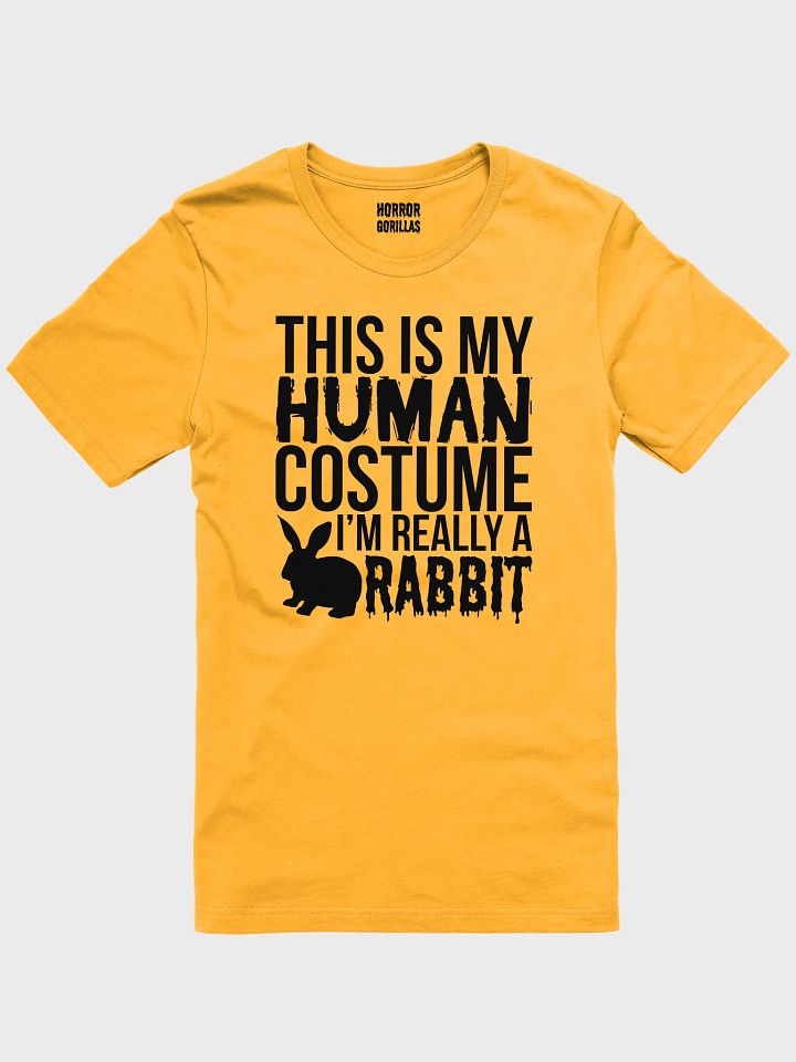 This Is My Human Costume I'm Really A Rabbit Funny Halloween T-Shirt product image (1)