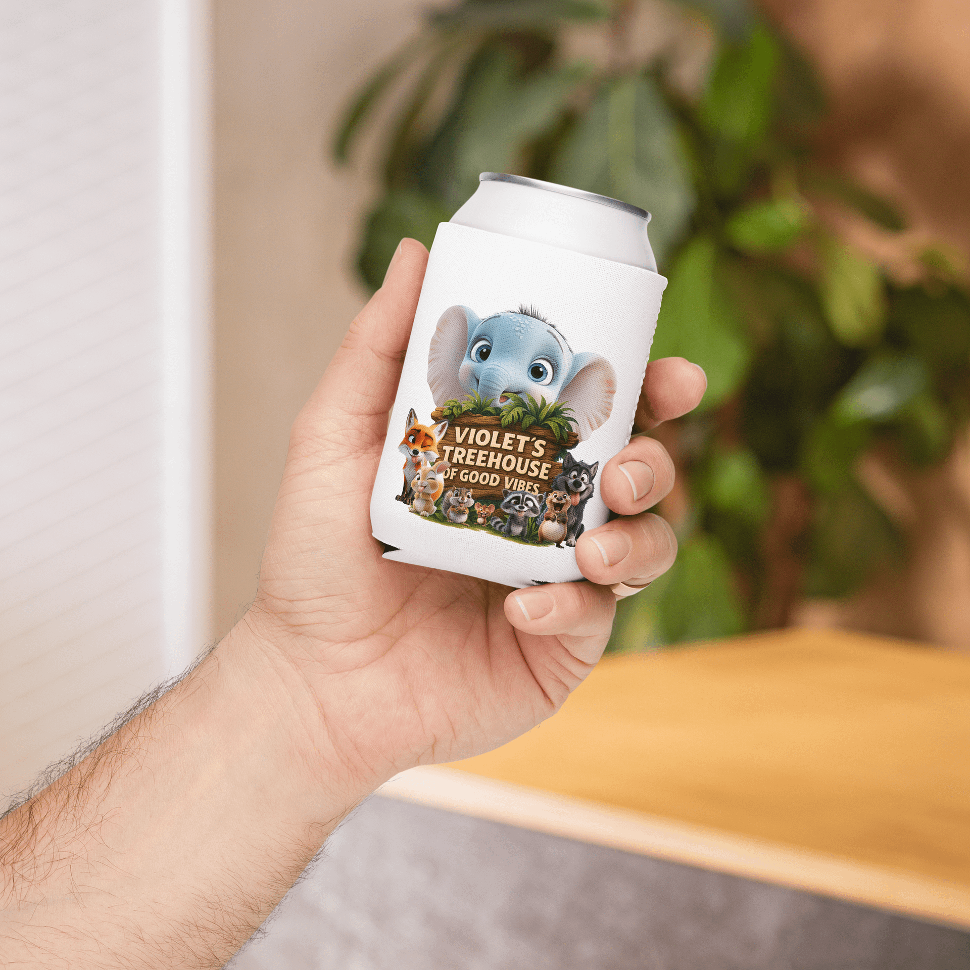 Treehouse of Good Vibes November Koozie product image (5)