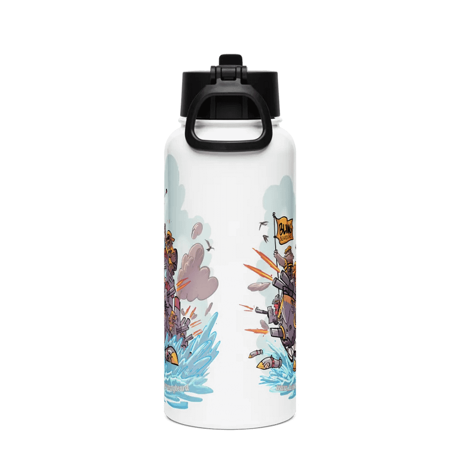 Beardlings Warship - Stainless Steel Water Bottle product image (4)