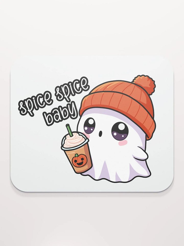 Spooky Spice Ghost Mouse Pad product image (2)