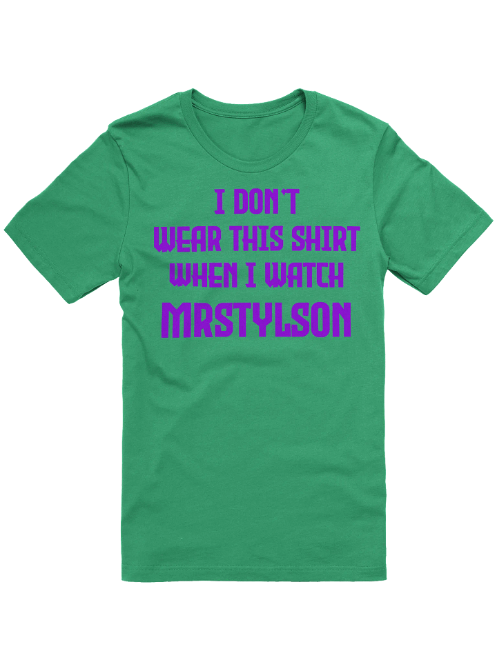 I Don't Wear This Unisex T-Shirt (Purple Text) product image (25)