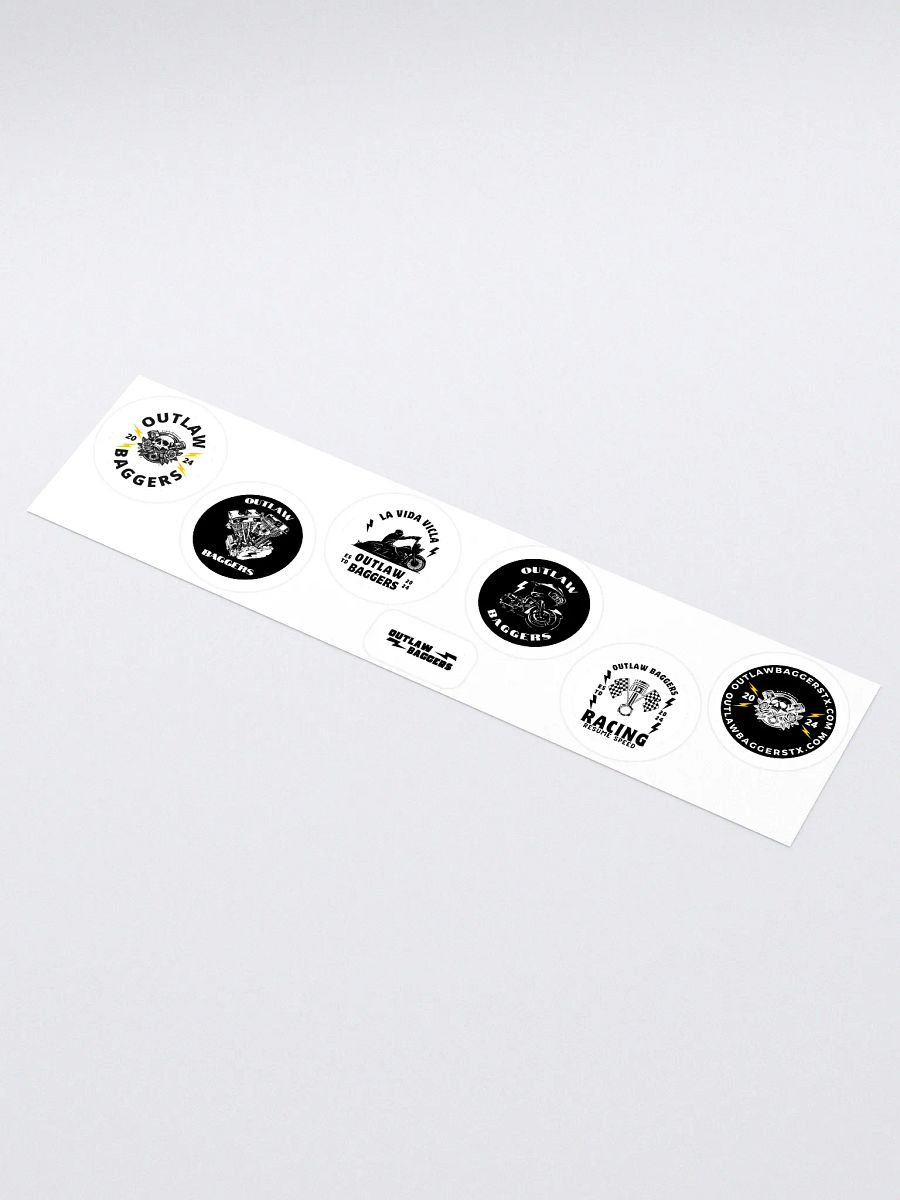 Outlaw Baggers Full Sticker Sheet product image (1)