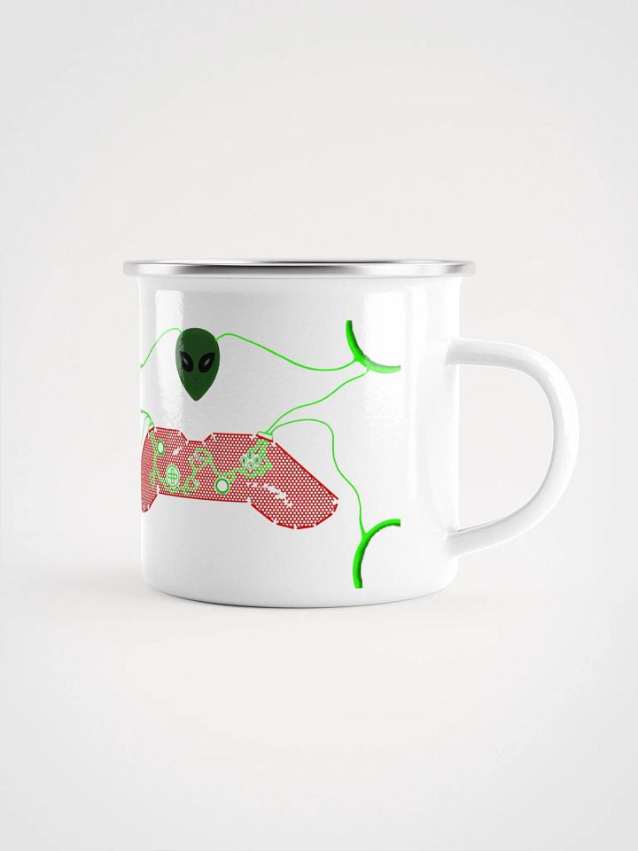 Galactic Gamer Enamel Mug product image (1)