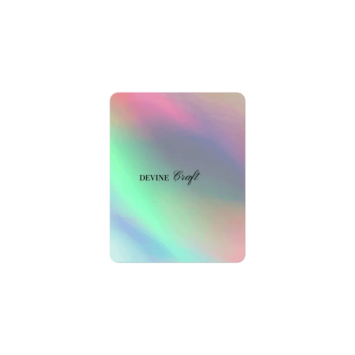 Devine Craft Allcolor H5494 Kiss-Cut Holographic Sticker Sheet product image (1)