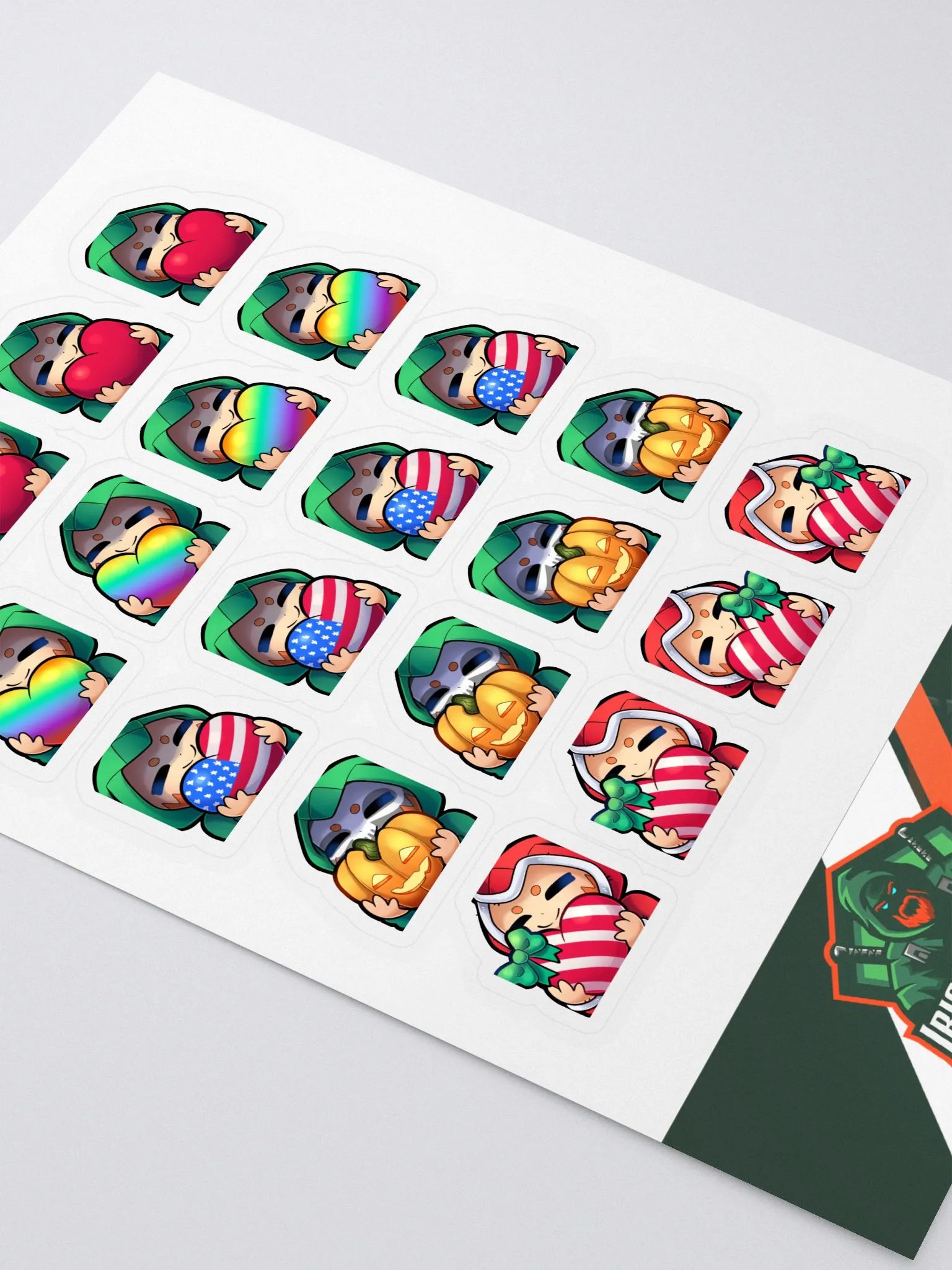 IrishAssassin Love Emote Sticker Sheet product image (2)