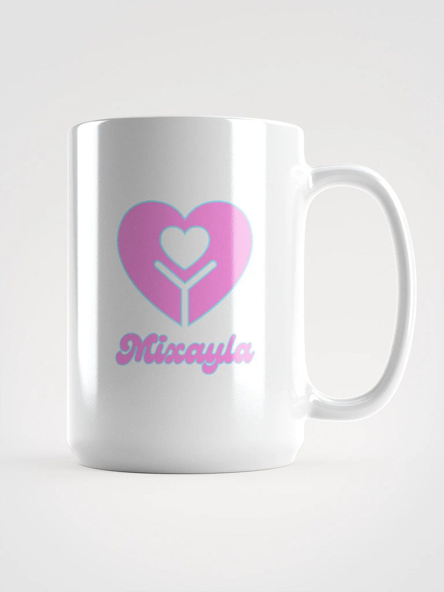 White Mug (Pink Logo) product image (1)