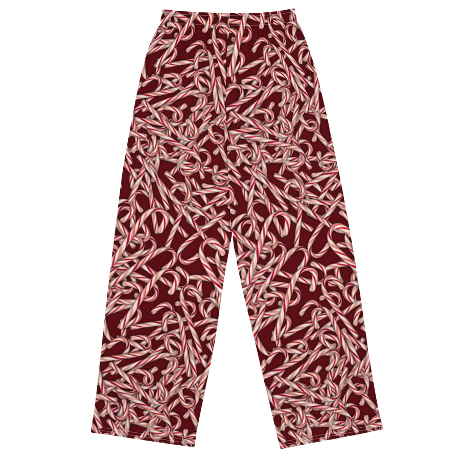 Candy Cane Pattern Wideleg Pants product image (1)
