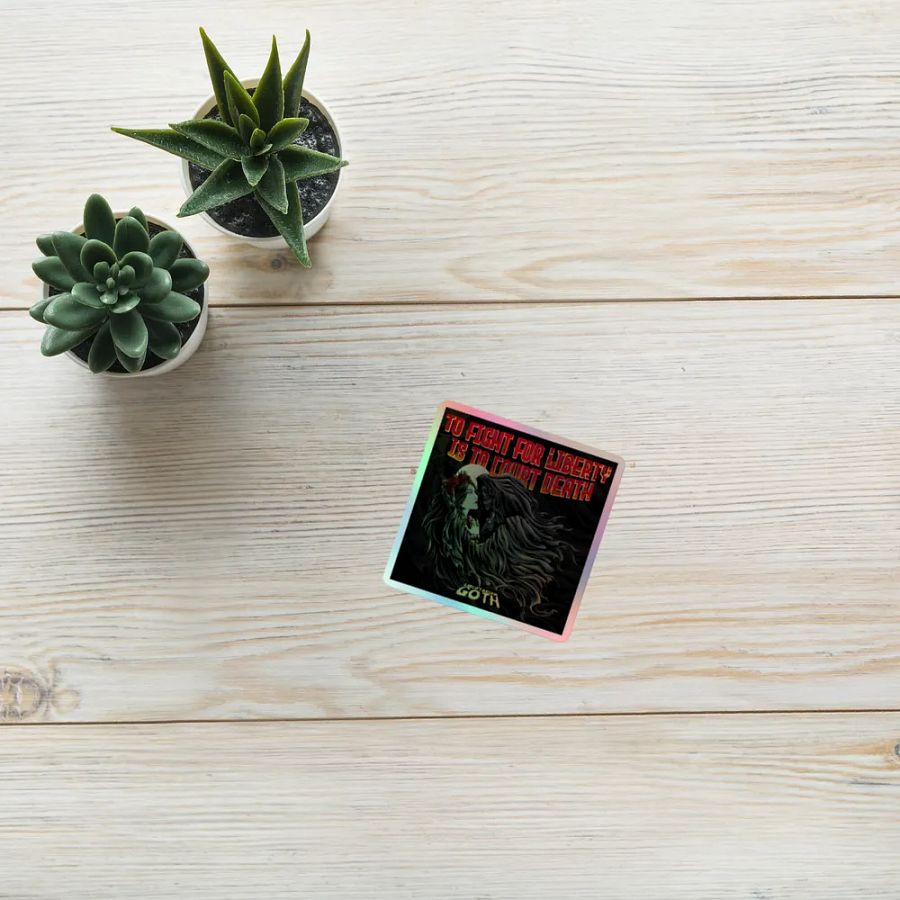 Courting Death Holographic Sticker product image (10)