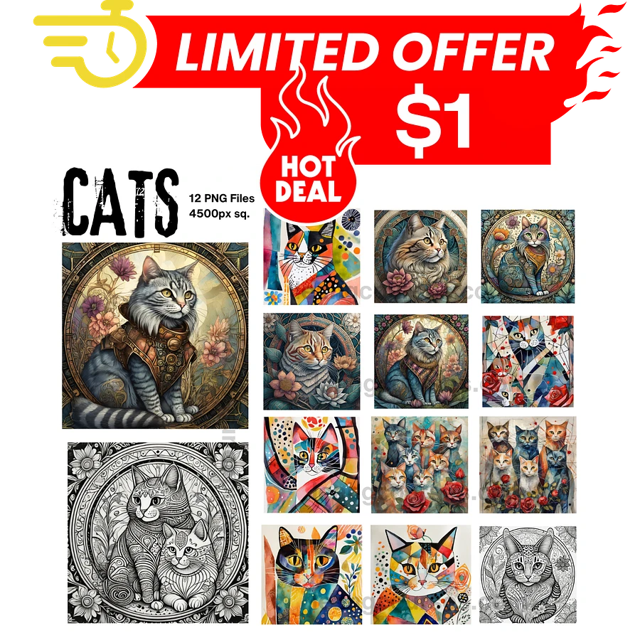 Glorious Cats - Art Bundle product image (1)