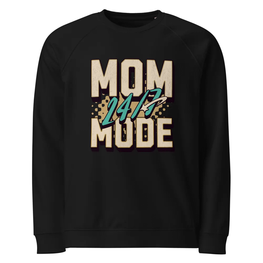 MOM MODE 24/7 Graphic Organic Sweatshirt product image (1)