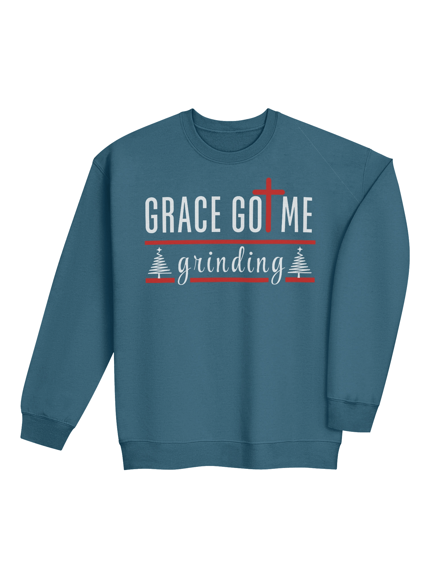 Grace Got Me Grinding Christian Sweater | Faith & Hustle Sweatshirt for Women | Inspirational Christian Apparel product image (9)
