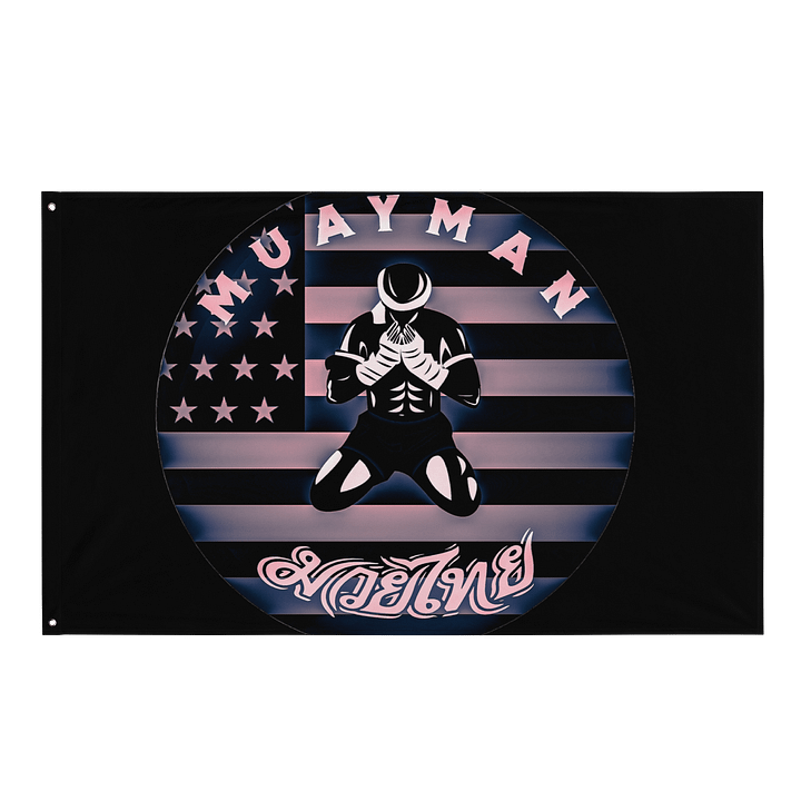 Muayman Grayscale flag product image (1)