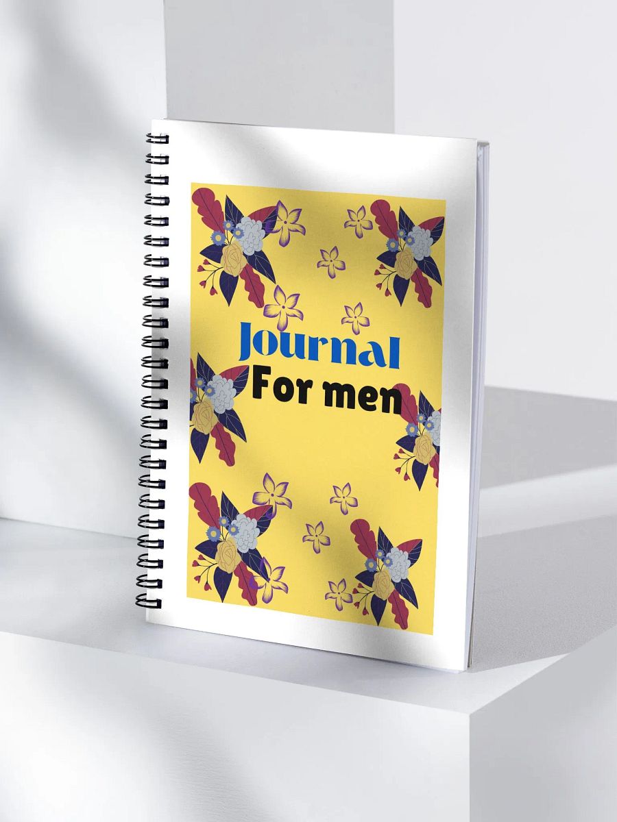 Floral Men's Journal Spiral Notebook product image (3)