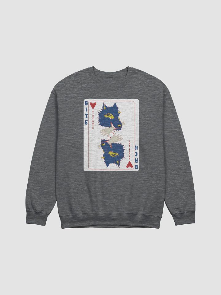 Bite Back red card crewneck product image (1)