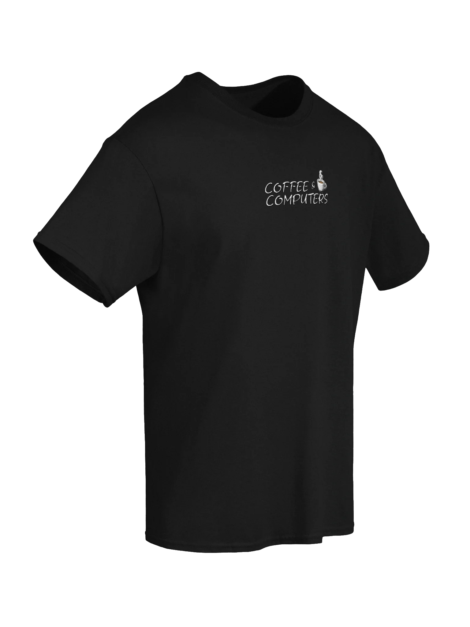 Coffee & Computers Stitched T-Shirt product image (76)