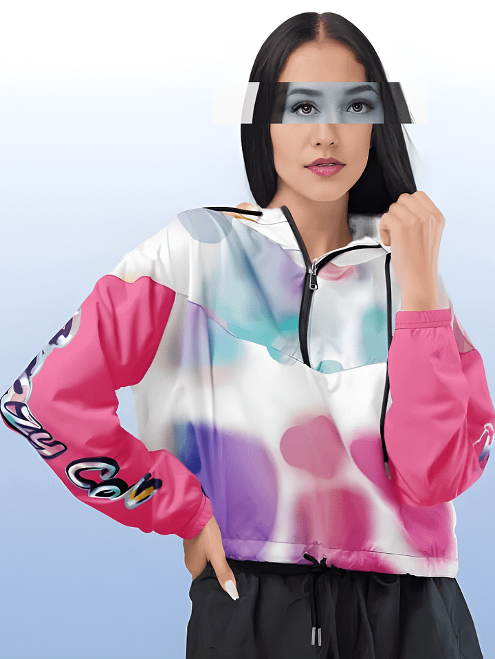 Crazy Cow Women's Cropped Windbreaker product image (1)