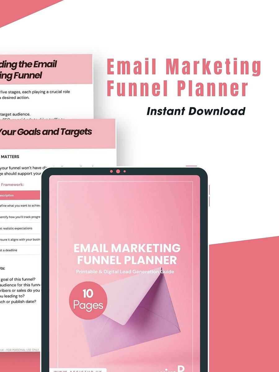 Email Marketing Funnel Planner product image (2)