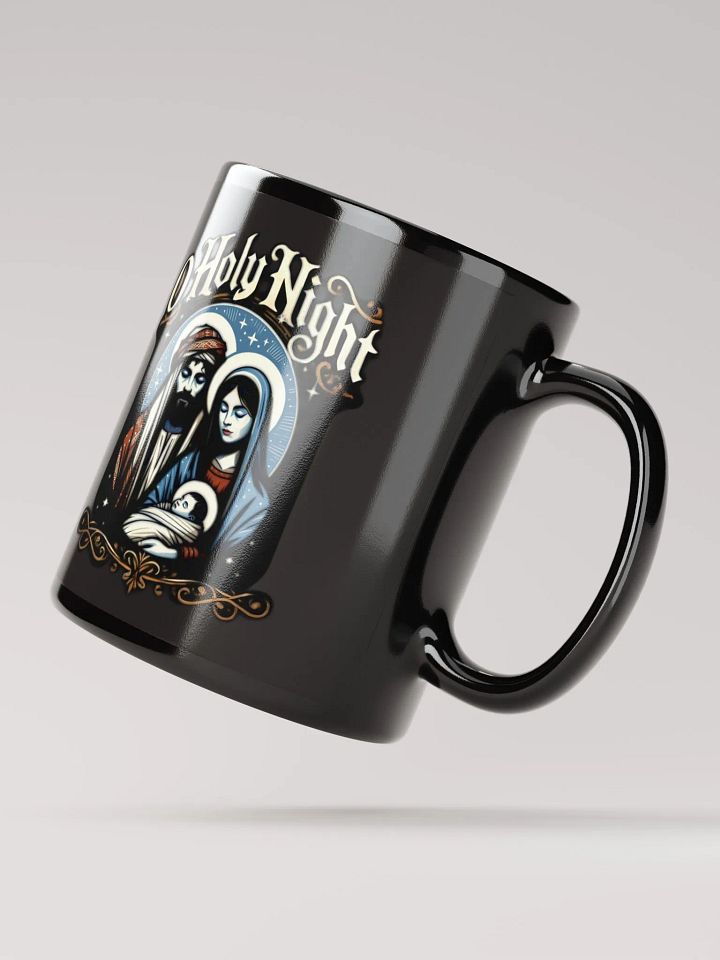 O Holy Night Glossy black Mug product image (3)