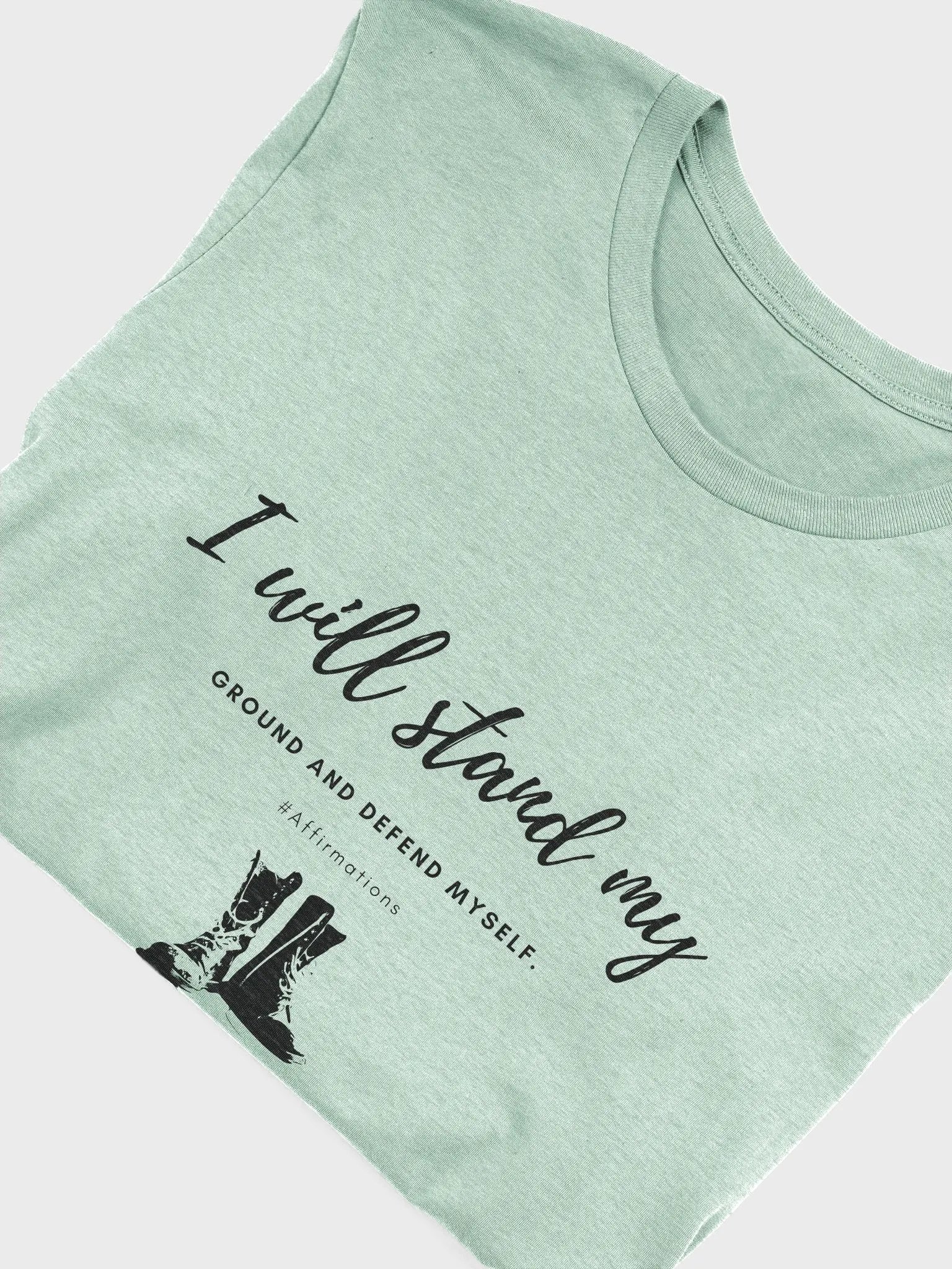 I will stand Dark Unisex Super soft T-Shirt product image (30)