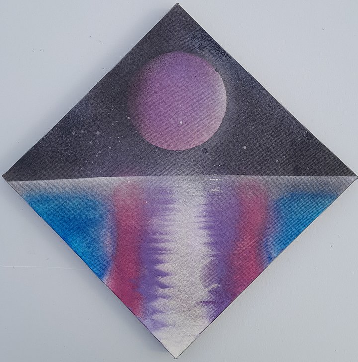 Purple & Pink Planet Ocean View product image (1)