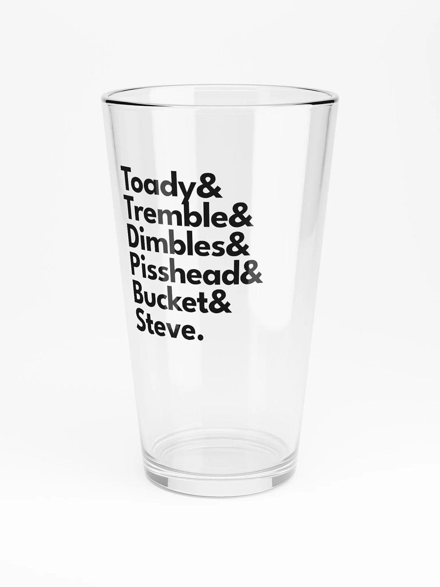 The Brass Cannons' Drinking Buddy Pint Glass product image (3)