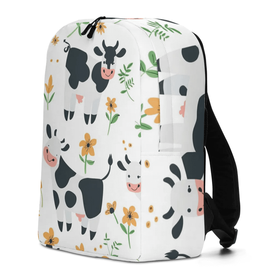 Playful Cow and Flower Backpack product image (12)