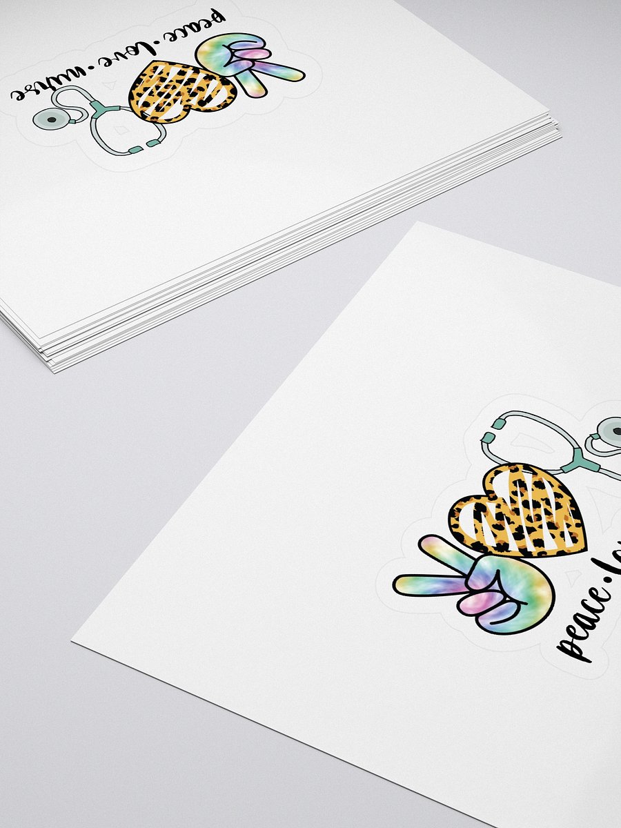 Peace Love Health Stickers Set product image (4)