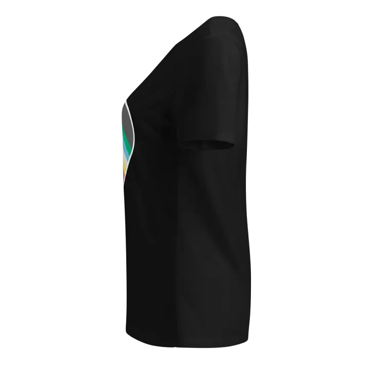 Disability Pride Heart Fitted V-Neck product image (38)