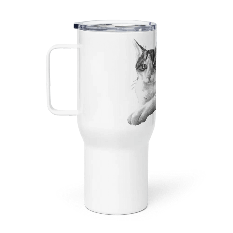 Cat Drawing Travel Cup product image (1)