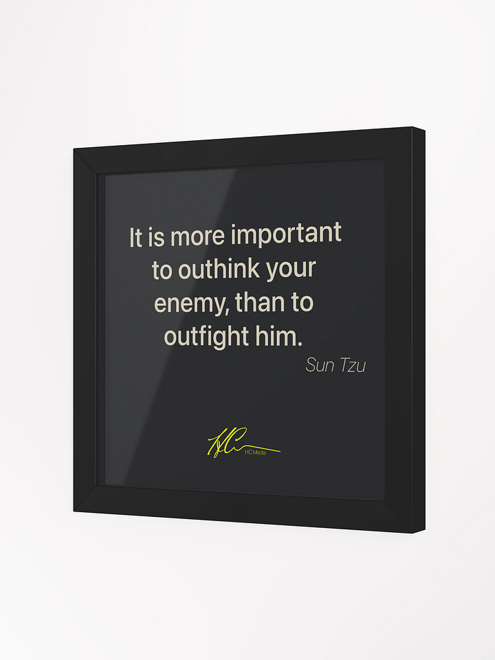 Sun Tzu Q1 - Framed Poster product image (2)