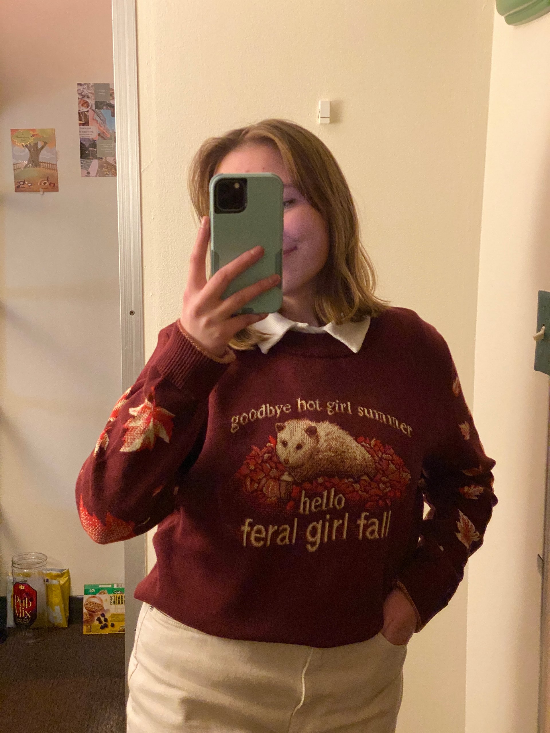 Feral Girl Fall Crewneck Sweater product image (2)