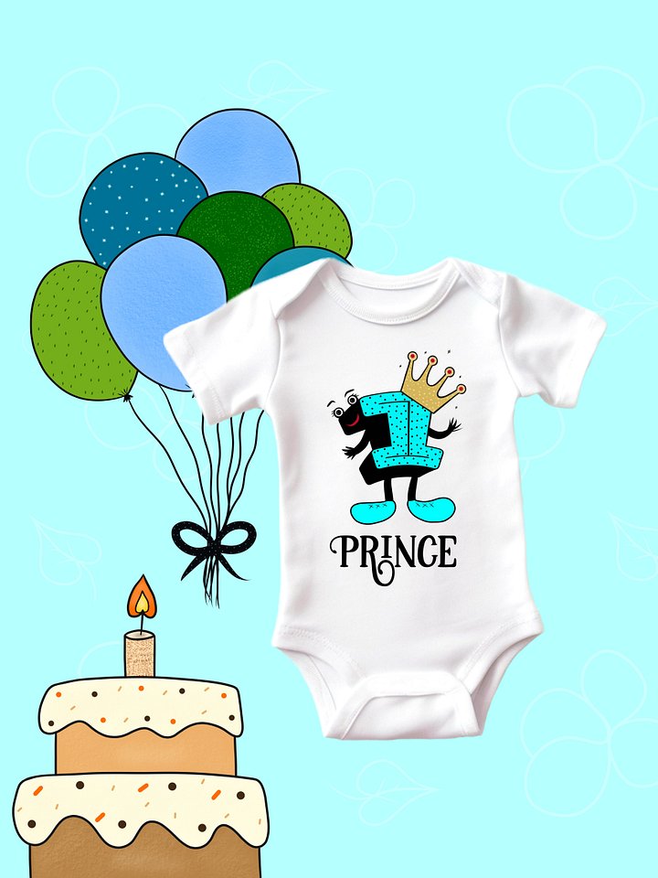 Royal Number 1 Baby Bodysuit product image (1)