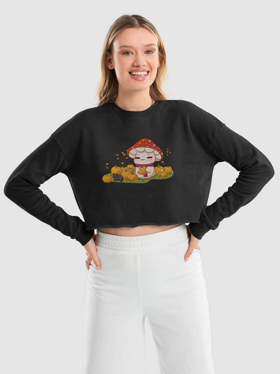 Mushie Pumpkin Patch Cropped Sweatshirt product image (25)