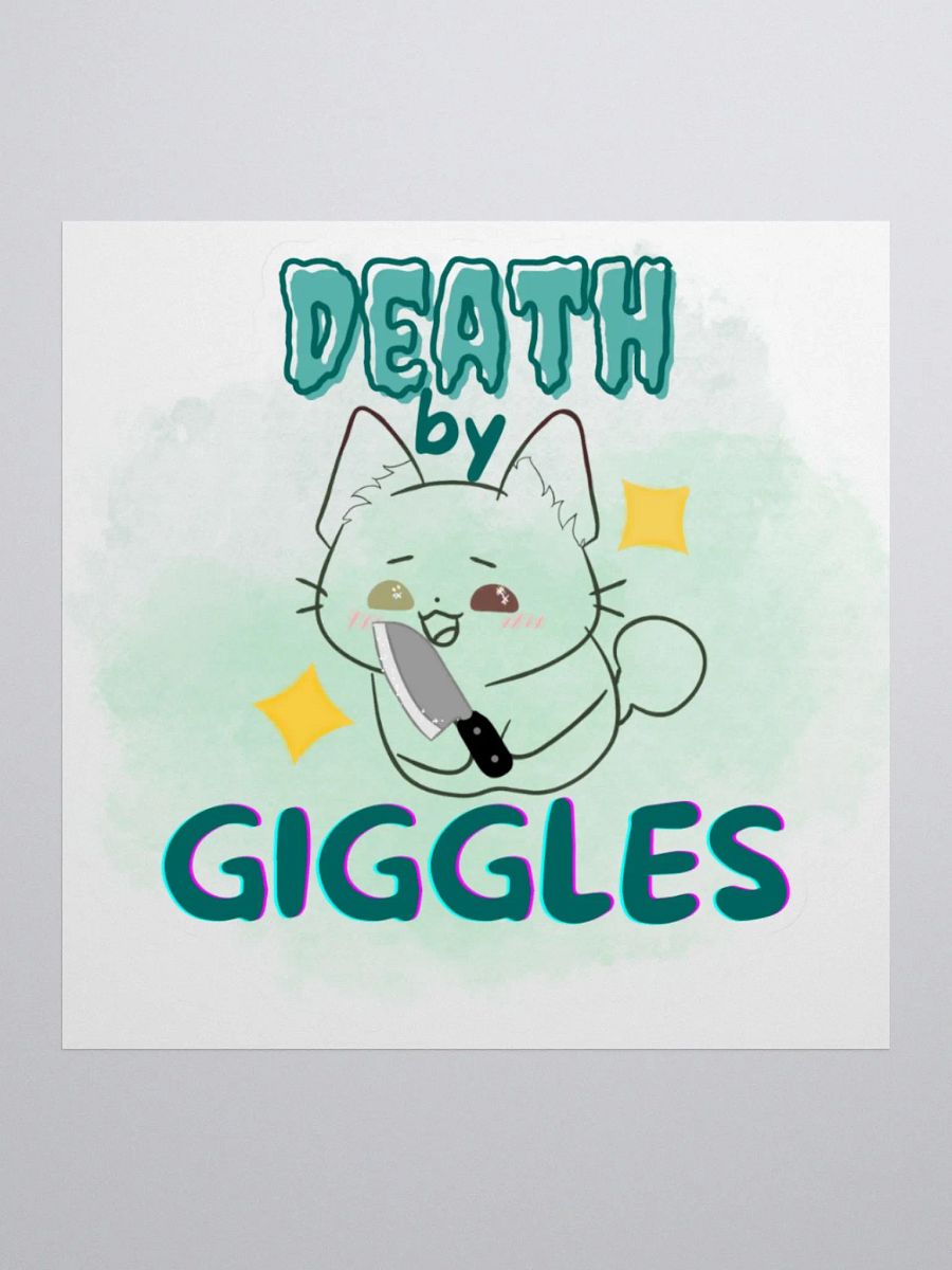 Death by Giggles Kiss Cut Stickers product image (1)