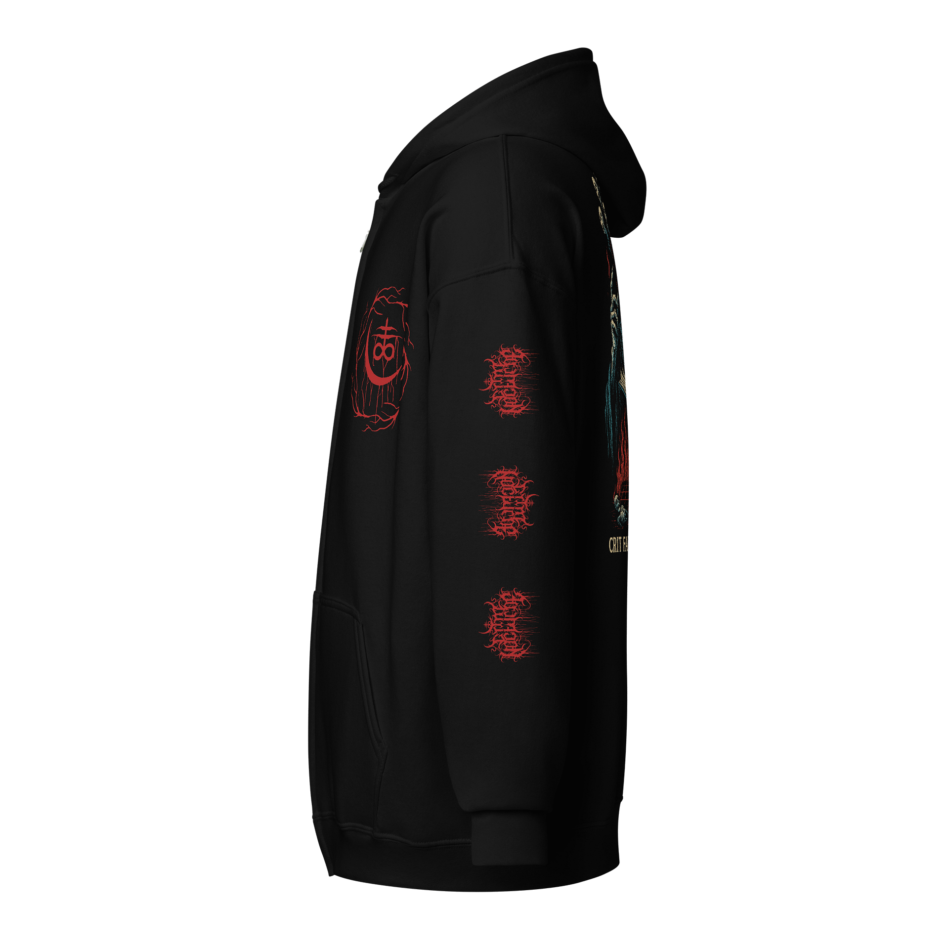 "Crit Fails Are Eternal" Zipper Hoodie product image (3)