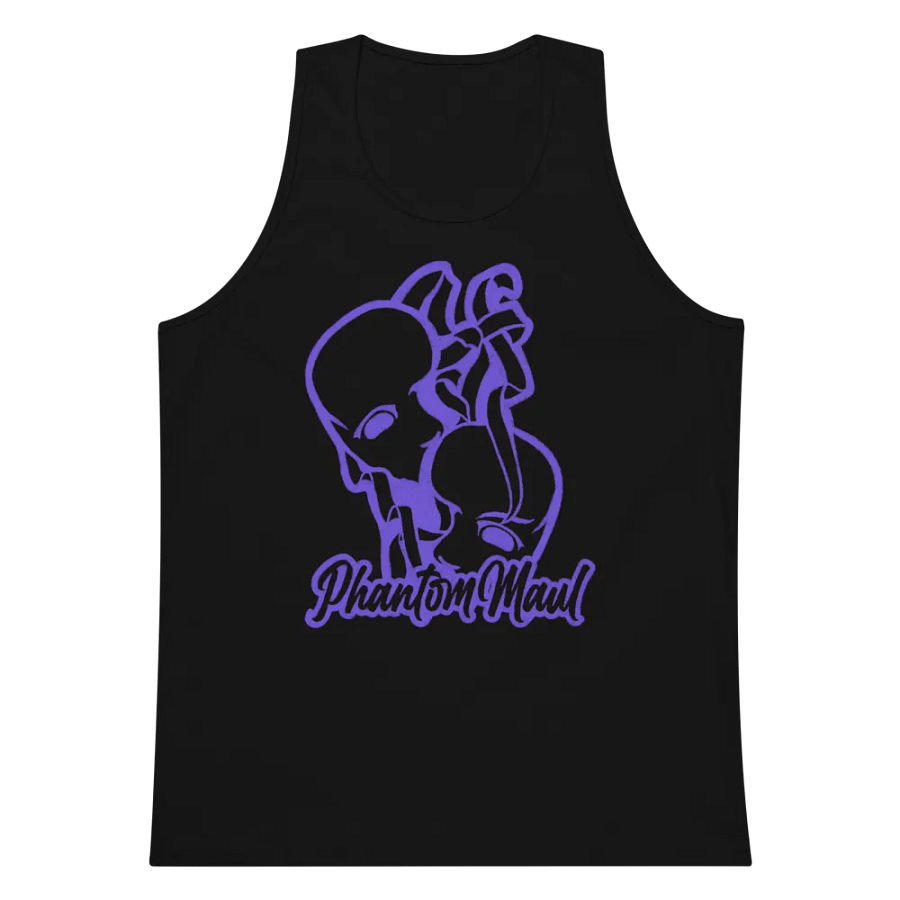 Dark Purple Big Logo Men's Tank Top product image (19)
