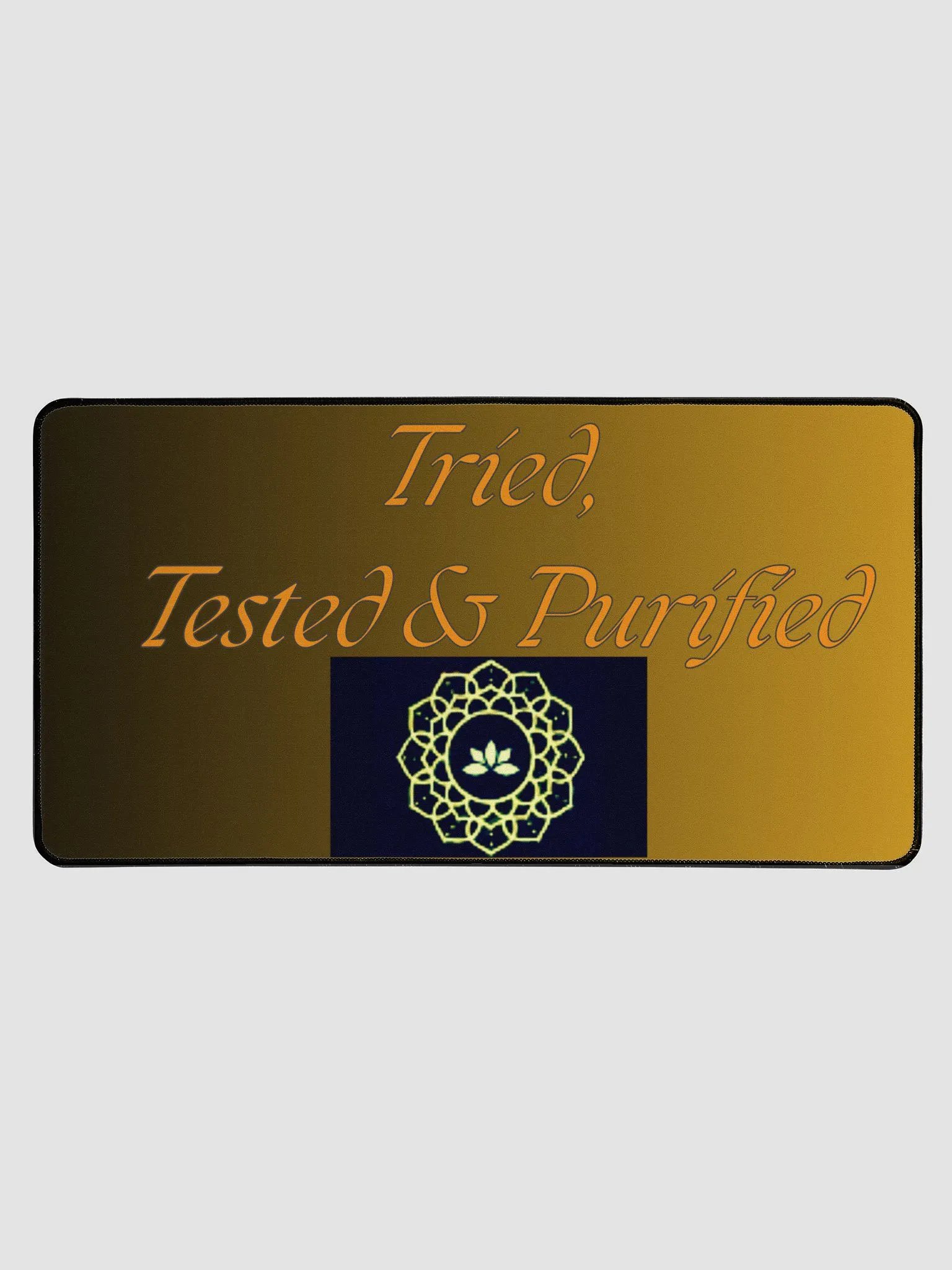 Purified Emblem Desk Mat _Gold product image (1)