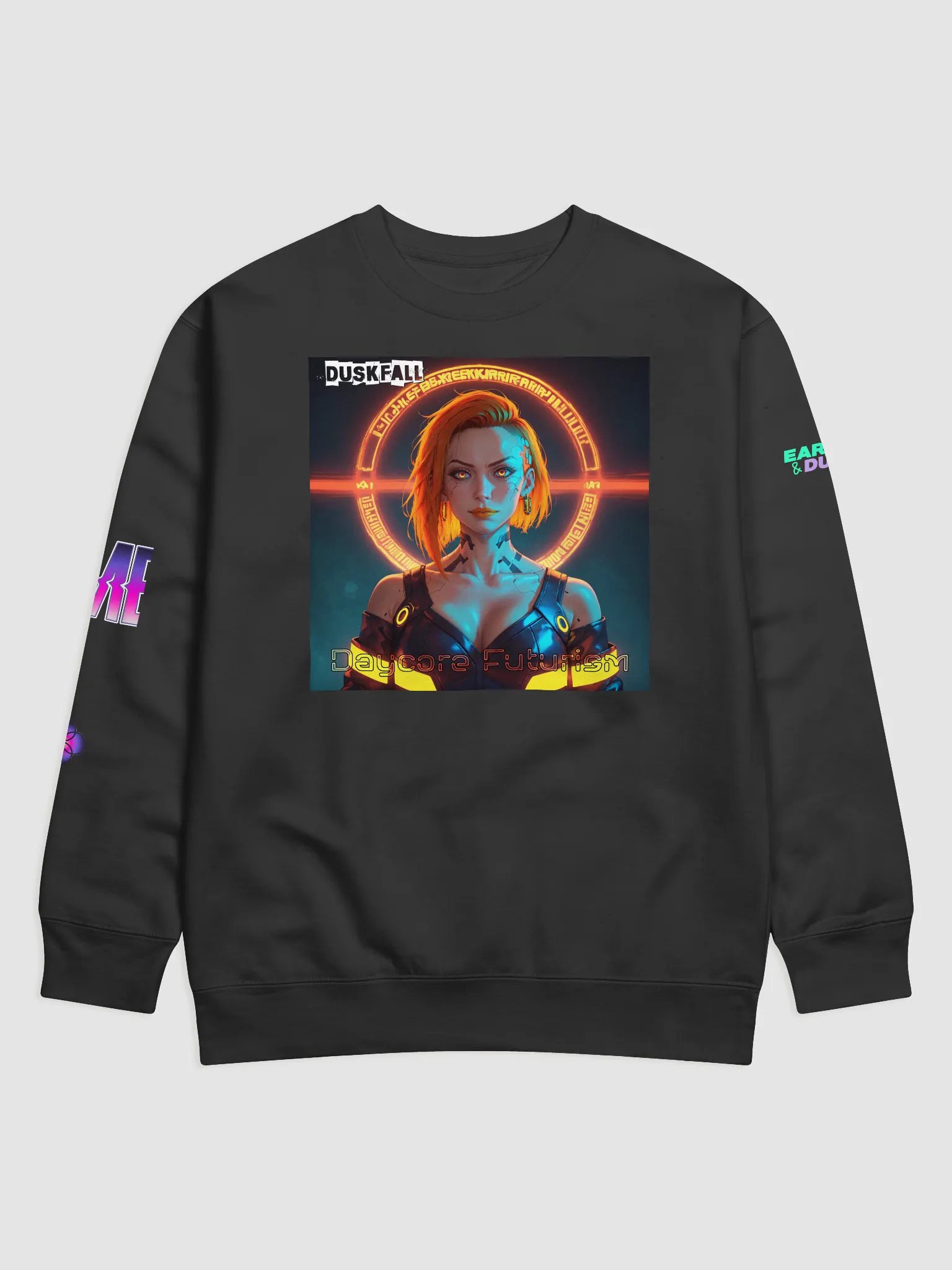 EARTH & DUSK Daycore Futurism Premium Cotton Sweatshirt product image (1)