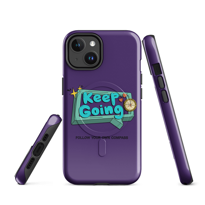 keep going ♡ phone case (iPhone - MagSafe Tough Case) product image (1)