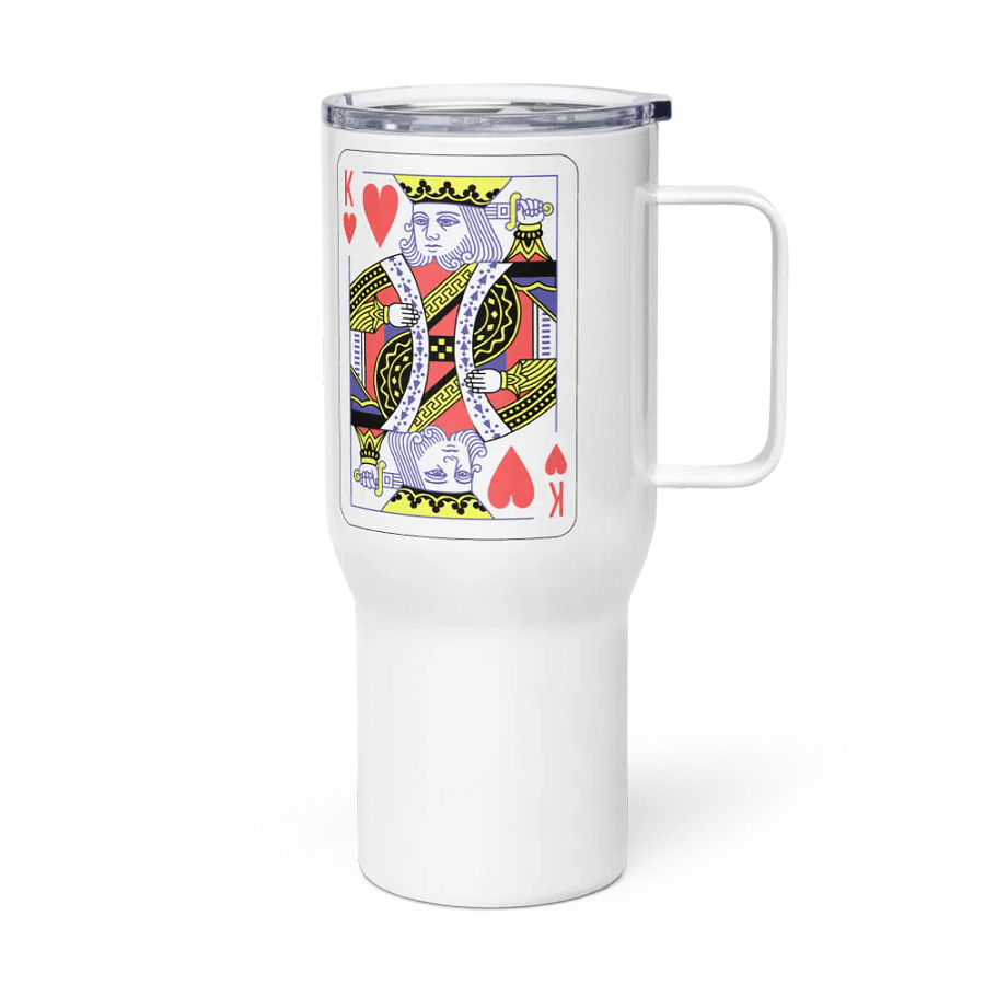 Regal King of Hearts Travel Mug product image (3)